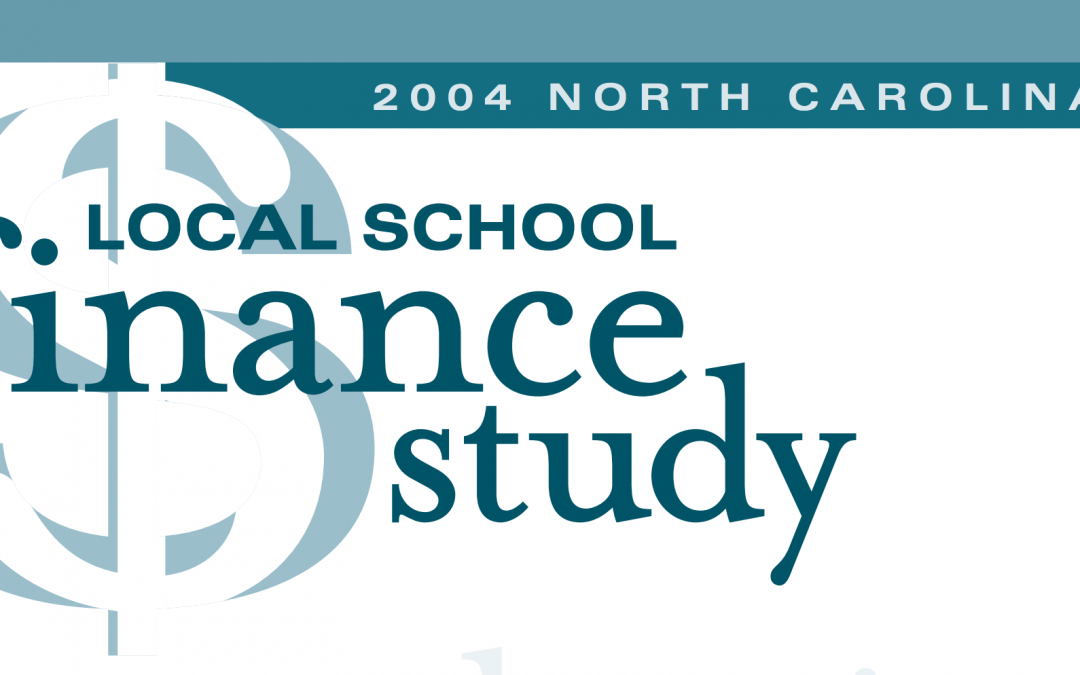 2004 Local School Fianace Study