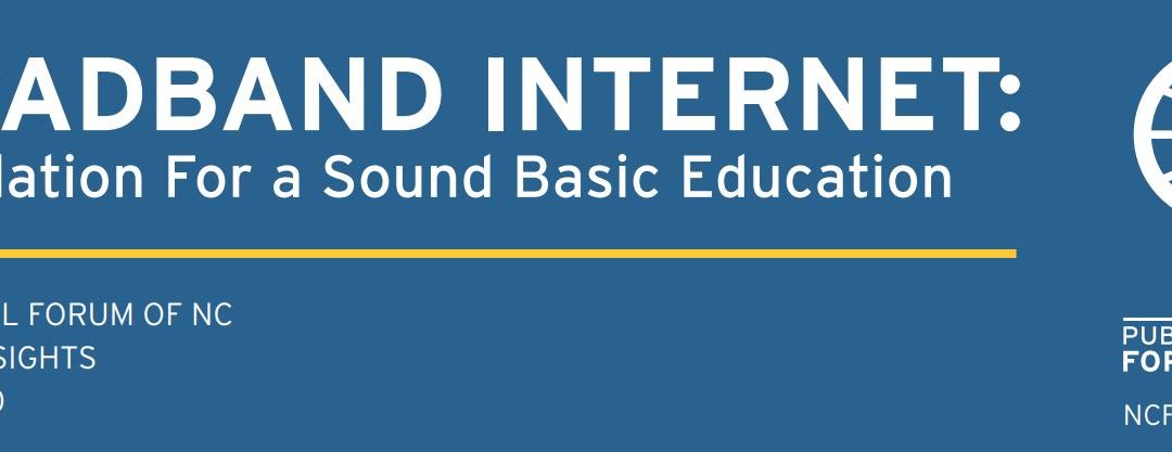 Broadband Internet – The Foundation for a Sound Basic Education