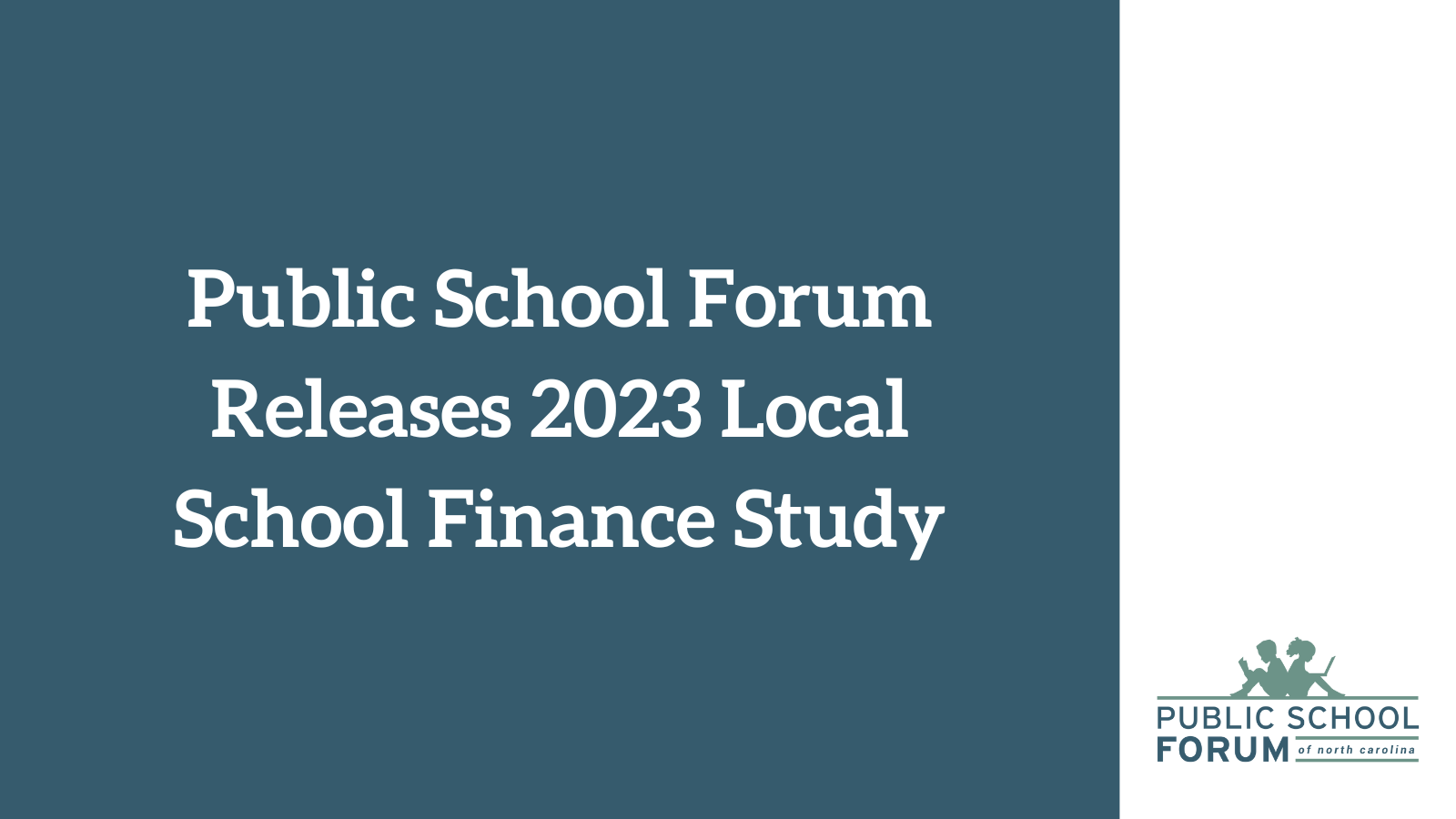Public School Forum Releases 2023 Local School Finance Study Public